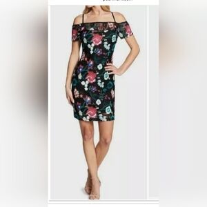 Guess embroidered flower dress